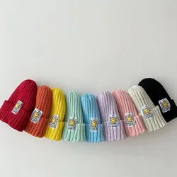 Knitted Kids Beanie Cap Infant Newborn Baby Knit Hat Children Cartoon Hat For Boys And Girls Warm Hat 0-6 Years