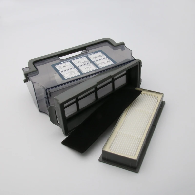 1 صندوق غبار من أجل Ecovacs Deebot Ozmo 900 902 جهاز آلي لتنظيف الأتربة قطع غيار