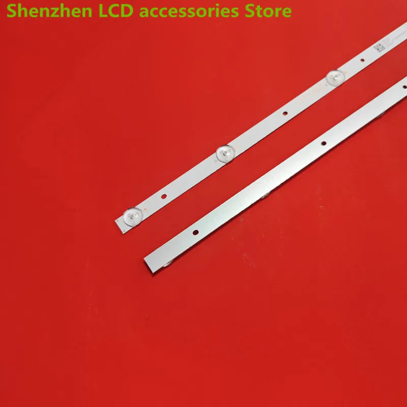 Tira conduzida luz de fundo para PPTV 32V4 32C4 JL.D32061330-296AS-M DLED32BK 2X6 56CM 3V 6LED 100% NOVO