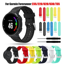 Мягкий силиконовый сменный ремешок для браслета Garmin Forerunner 220/230/235, браслет для Garmin Forerunner 620 630 735XT