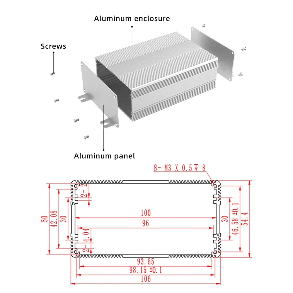 Power Einstellungen Equment Aluminium Gehäuse Angepasst Instrument Fall H18