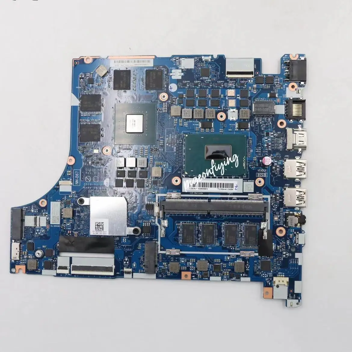 Imagem -03 - Placa-mãe do Portátil para Ideapad Cpu I58300h Gpu N17p-g0-a1 2g Ram 4g Fru:5b20r46734 5b20r46726 Eg530 Nm-b671 5b20r46734