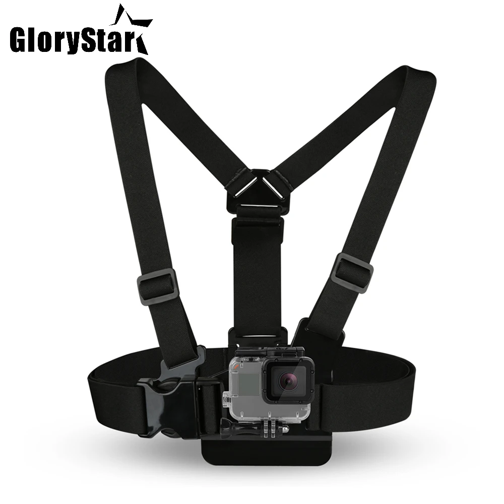 Chest Strap mount belt for Gopro hero 8 7 6 5 Xiaomi yi 4K Action camera Chest Mount Harness for Go Pro SJCAM osmo sport cam fix