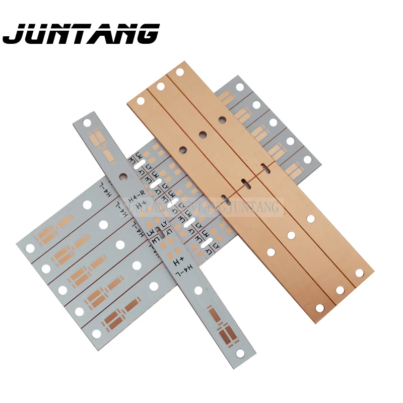 10pcs1860 H4 three-color copper substrate LED PCB LED copper substrate LED circuit board thermoelectric separation