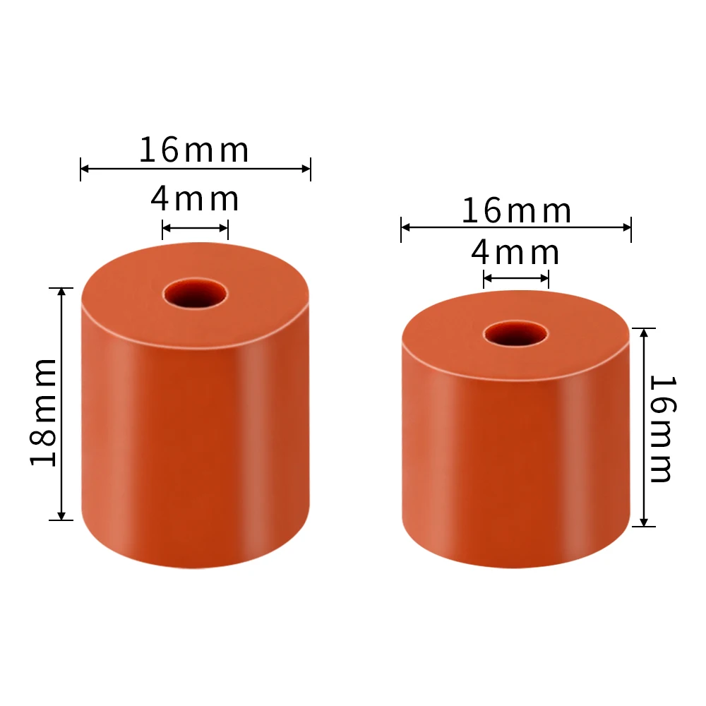 RAMPS High Temperature Silicone Solid Spacer Hot Bed Leveling Column for CR-10 CR10S Ender-3 Pro MK3 3D Printer Parts