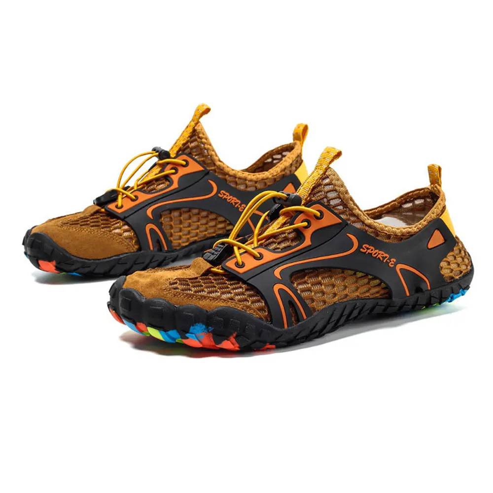 

AS Men's Fishing Wading Shoes Anti-Slip Lightweight Breathable Hiking SandBeach Shoes Outdoor Sport Trekking Walking Creek Shoes