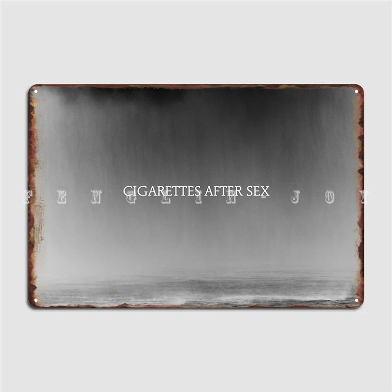 Cry Cigarettes After Sex Metal Plaque Poster Kitchen Garage Decoration Pub Design Tin Sign Poster