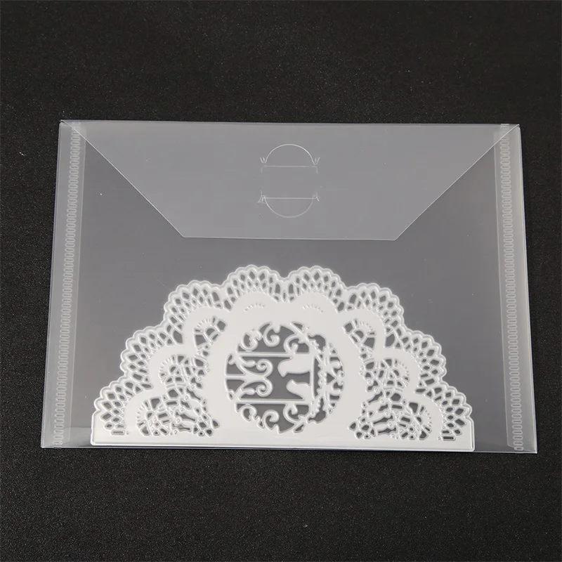 

10 Pcs/Lot Large Stamp And Die Storage Pockets18x13cmStorage Plastic Sheets For Portable Collect Stamps Cutting Dies Cards 2019