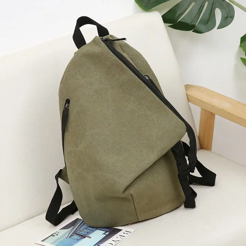 Backpacks Solid Couples Unisex  Large Capacity Canvas School Bags Travel Casual Harajuku Ins High Street Design Ulzzang