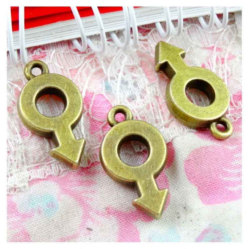 

40pcs 22*12MM Antique Bronze Plated Metal Cute Boy Charms Pendant For DIY Bracelets Vintage DIY Jewerly Findings