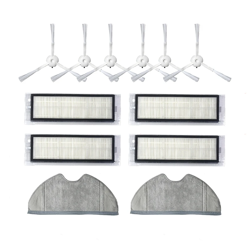 Filtro HEPA per 360 S7 Pro Robot aspirapolvere spazzola laterale accessorio Mop cuscinetti in tessuto parti di ricambio