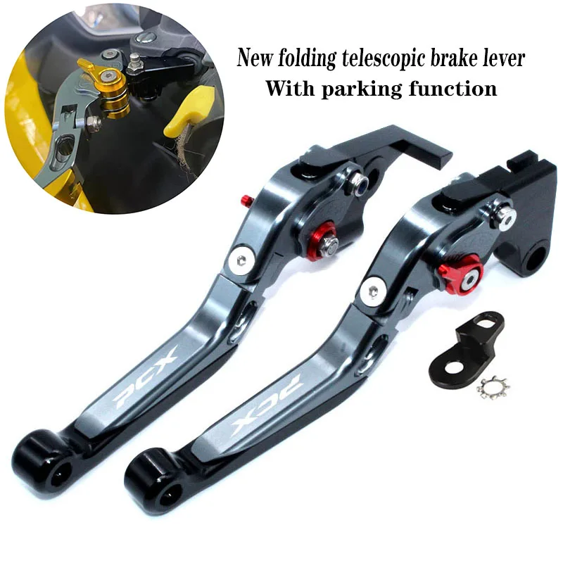 2021 Fit For pcx 125 pcx125 pcx150 pcx 150 pcx160 scooter accessories folding extendable brake levers With parking function