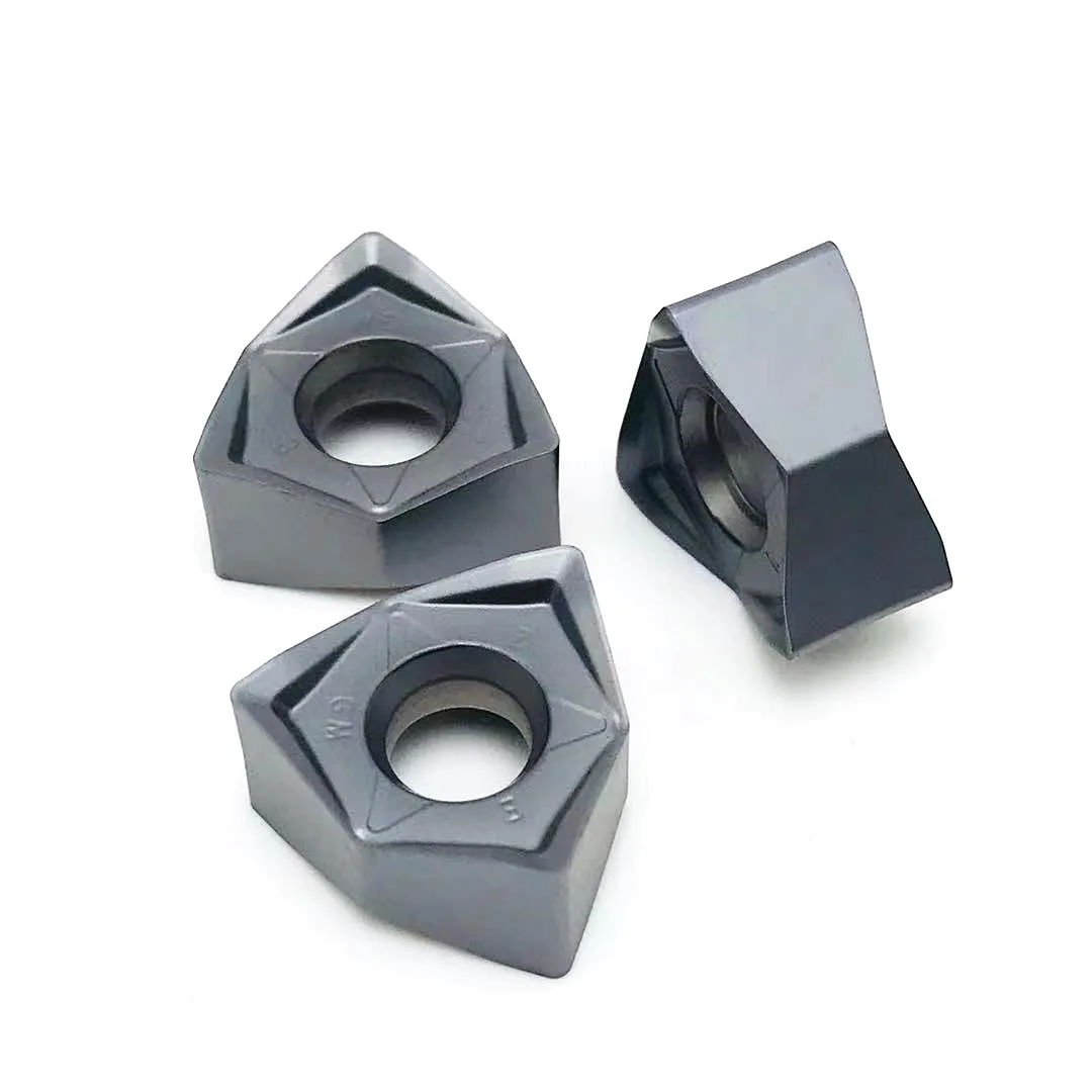 WNMU080608 GM 100% inserto de fresado original para 90 grados MFWN90, plano hexagonal de doble cara, cortador de fresado de corte pesado WNMU