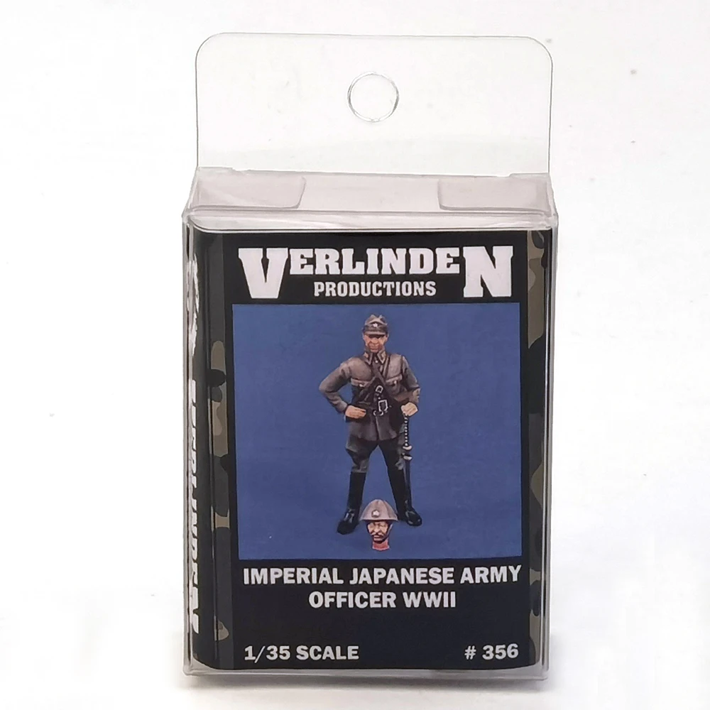 1/35 WWII Imperial Japanese Army Officer (with alternative Head) VERLINDEN #356 Unassembled Uncolored