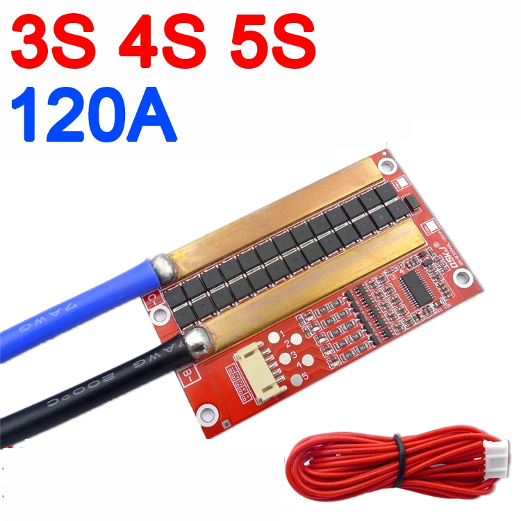 3S 4S 5S 120A Li-ion LifePo4 Lithium Protection Board W Balance BMS High Current Inverter BMS Motorcycle car start UPS 3.7v 3.2V