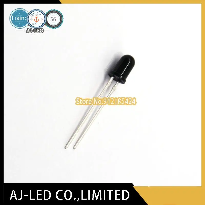 100pcs/lot PT334-6B infrared receiver tube wavelength 940nm Taiwan Everlight 5mm black F5 smart products dedicated