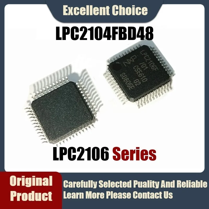 2-10Pcs/Lot Original Authentic LPC2106FBD48 LQFP-48 Microcontroller Chip LPC2106 2106FBD48