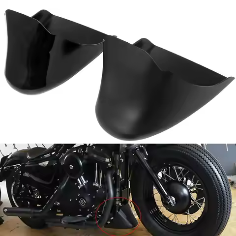 Motorcycle Front Mudguard Chin Fairing Bottom Spoiler Lower Air Dam Protector ABS For Harley Sportster XL Iron 883 1200 Models