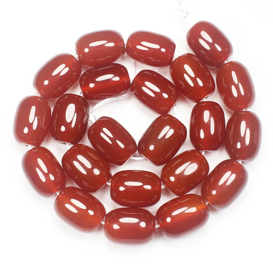 4-18mmNatural Red Agate Oval/Drum shape loose beads 15inch ,For DIY Jewelry Making ! We provide mixed wholesale for all items !