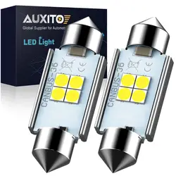 AUXITO High Quality 31mm 36mm 41mm C5W C10W 3030 LED CANBUS Car Festoon Light Auto Interior Dome Lamp Reading Bulb 6000K White