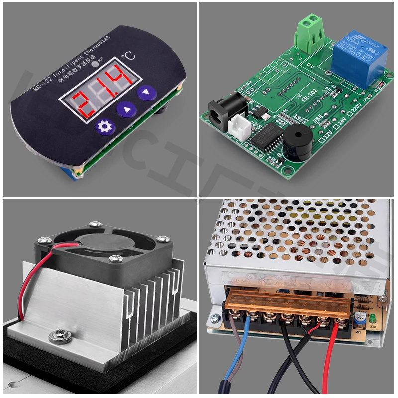 Diy Koeler Apparatuur 12V Halfgeleider Thermo-elektrische Koeler Peltier Koelsysteem Elektronische Koelkast