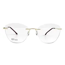 Titanium Rimless Glasses for Women #6