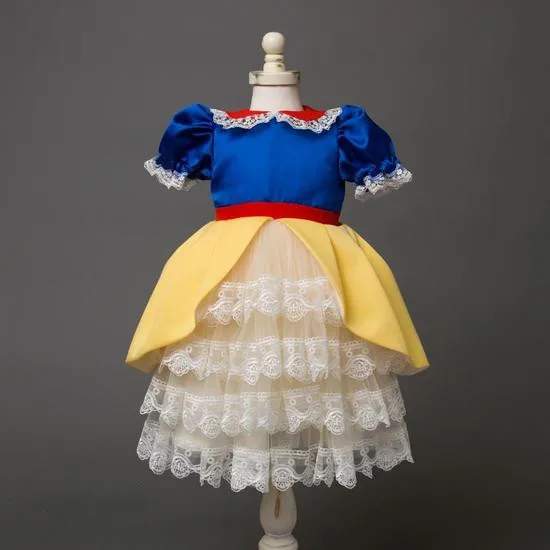 Vestido de princesa para meninas 1 ano, vestido infantil para aniversário de menina, roupa para bolo, vestidos infantis de 12m