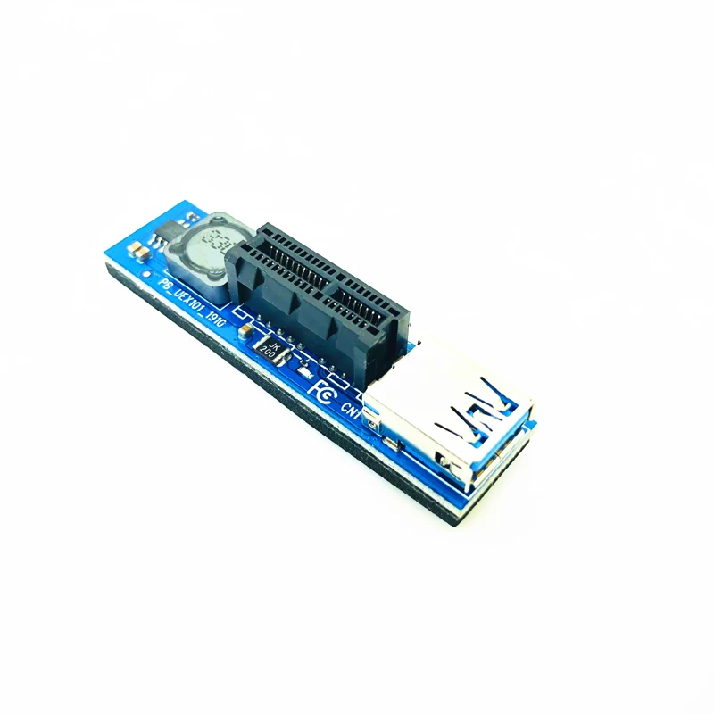 NVME M.2 M-Key to PCI-E X1 Riser Card PCI Express Connector PCIE 1X Riser 60cm USB3.0 Cable Extension Port Adapter PCIE Extender