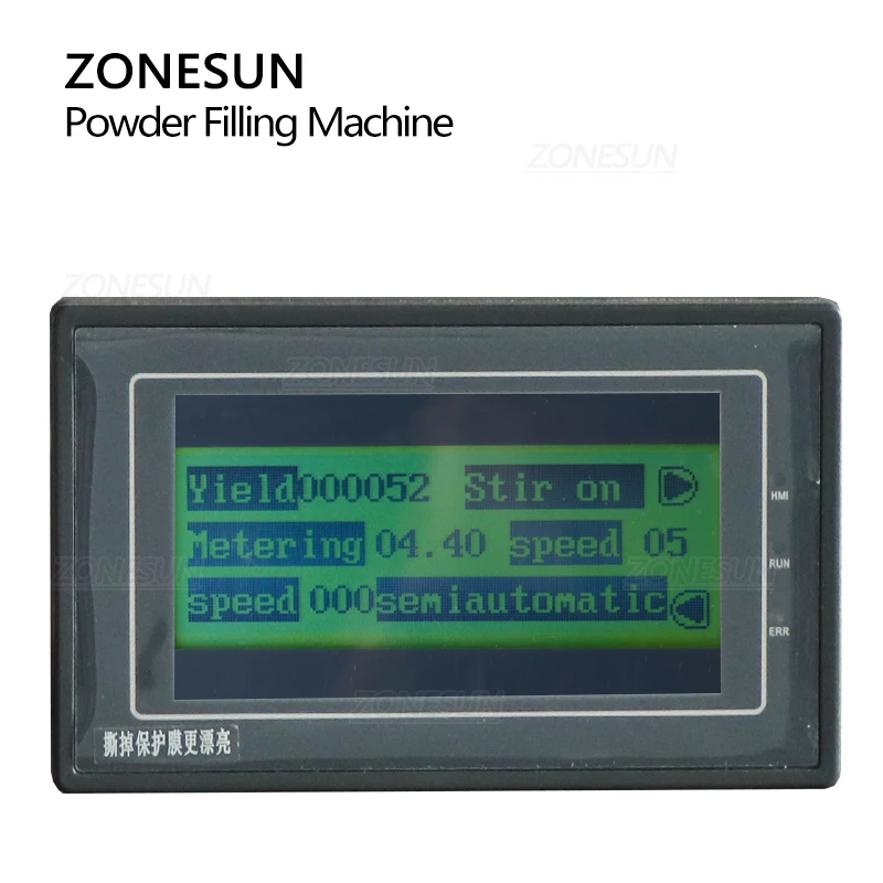 ZONESUN ZS-FM3A 50-500g Automatic Powder Auger Metering Filling Machine 6L Hopper Soybean Meal Flour Milk pepper Chili powder