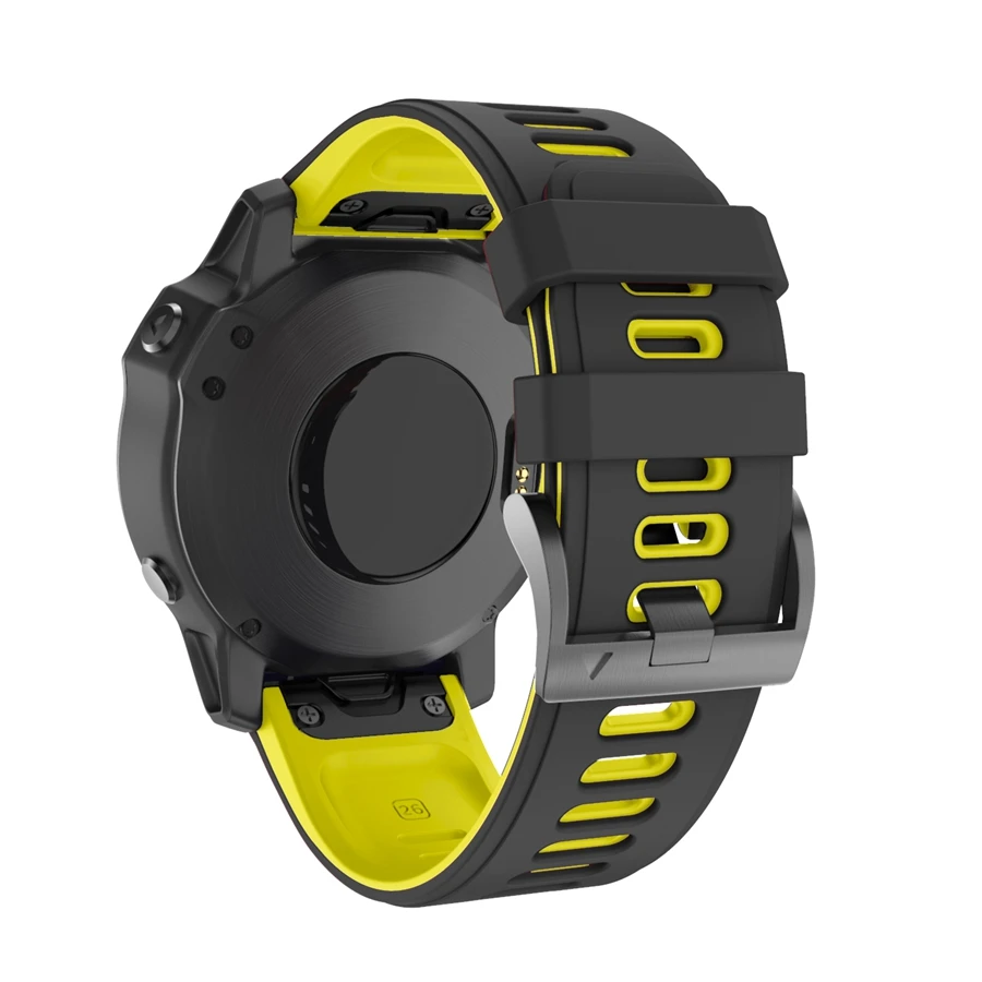 Joker 22 26mm kordon akıllı saat kayışı Garmin Fenix 6 6X 6S 5X 5 5S 3 3HR öncüsü 935 945 hızlı serbest bırakma kayış silikon kayış