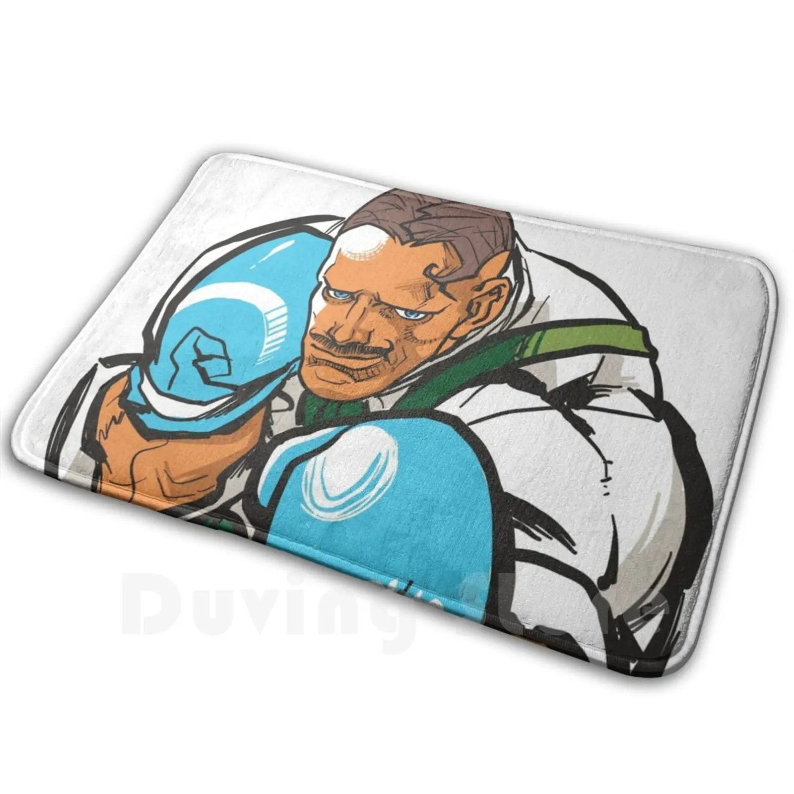 Street Carpet Mat Rug Cushion Soft Ryu 2 Ii Hadouken Ken Balrog Vega Akuma Iii Alex Dudley Chun Li Cammy