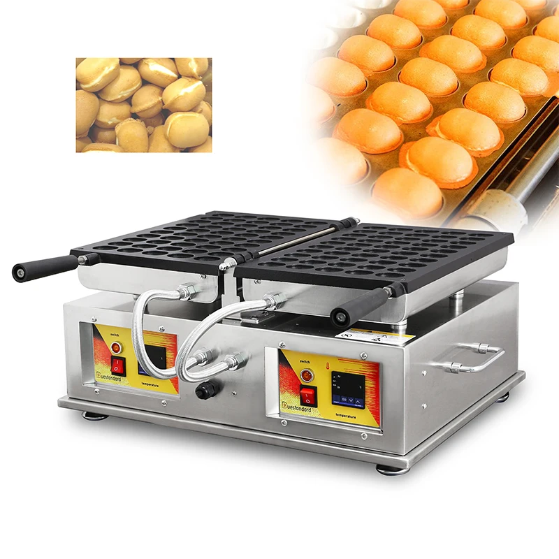 Commercial Egg Bubble Waffle Maker QQ Egg Puff Stove Mini Castella Sponge Cake Machine Nonstick Pan