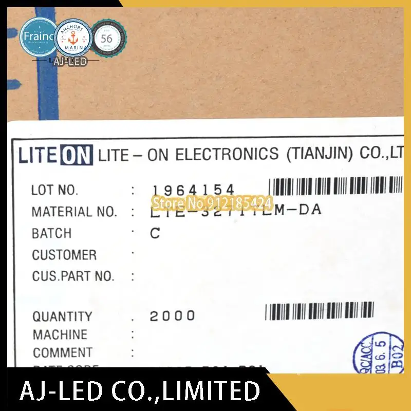 50 Stks/partij LTE-3271TLM-DA Infrarood Zender Buis Golflengte 940nm Lichtgevoelige Diode DIP2 Lite-On Diameter 5Mm