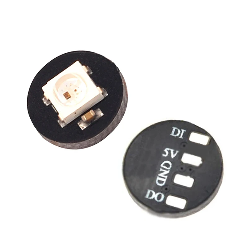 5pcs-50pcs WS2812 LED Chip Round Ring PCB 1/8/12/16/24 Bits DC5V 5050 RGB Smart Full Color Lamp Light with Integrated Drivers