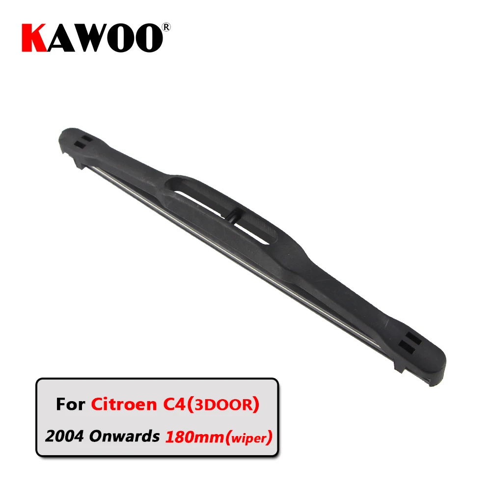 

KAWOO Auto Car Rear Wiper Blades Back Window Wipers Arm For Citroen C4(3DOOR) Hatchback (2004-) 180mm Auto Windscreen Blade