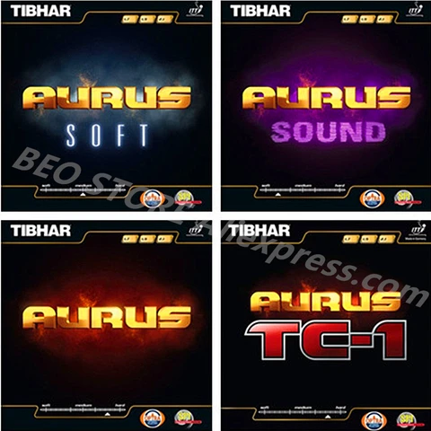 TIBHAR AURUS / AURUS SOUND / SOFT Original TIBHAR Esponja de pingue-pongue de borracha para tênis de mesa