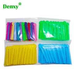 Denxy 1040pcs/1pack Dental Orthodontic elastic Ligature Ties Rubber Band Elastic O ring Tie O High quality Orthodontic Bracket