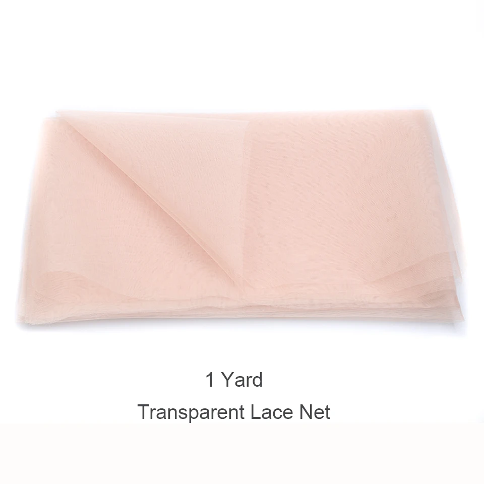 

Transparent Hd Lace Net For Wig Making Lace Front Wig Caps 1 Yard Swiss Lace Net Closure Wig Caps Hairnets Lace Material