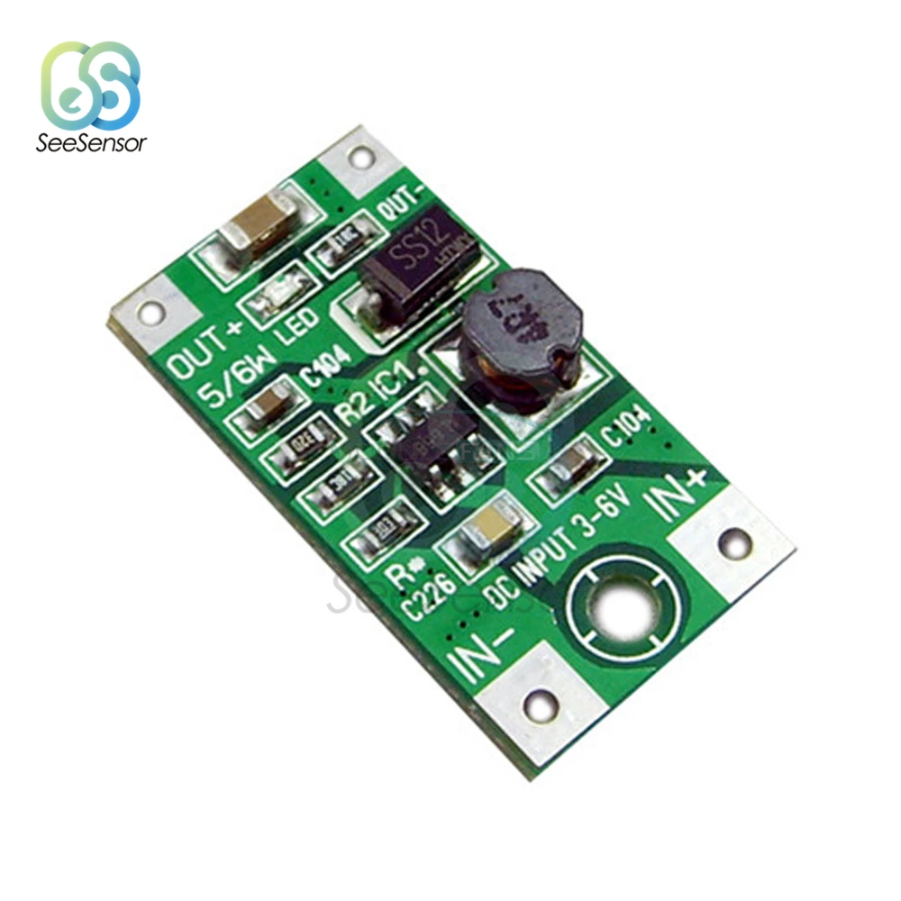 DC-DC 3V-6V To 5V-12V 5W Boost Step up Module Board Low Power Voltage Regulator Converter Power Supply Module