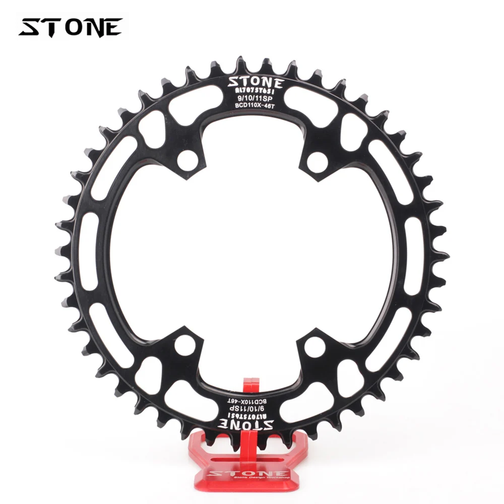 Stone Circle Single Chainring BCD 110mm BCD110 For Road Bike Folding Bike 105 5800 6800 Ultegra 4700 Tigra 9000 Chainwheel