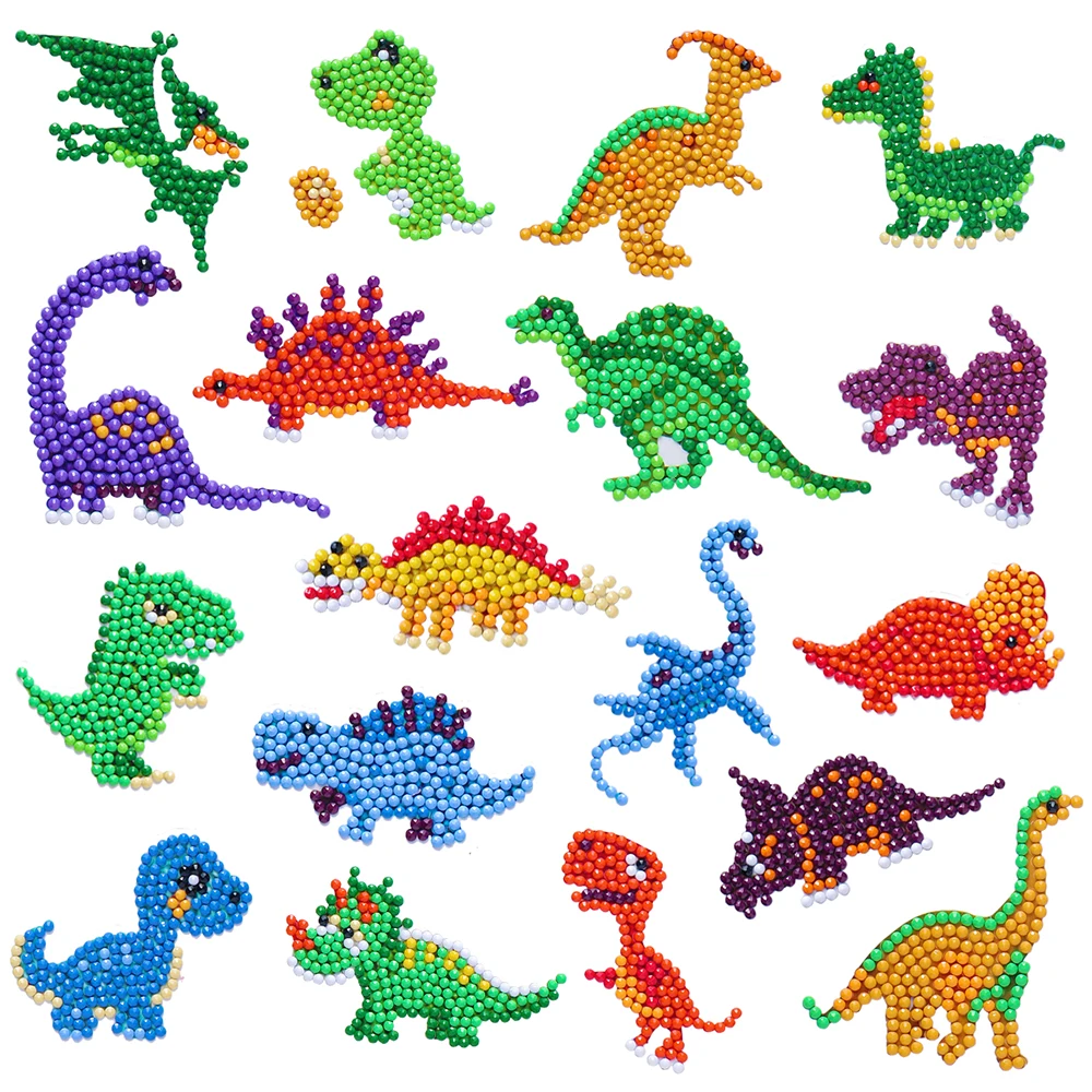 

Diamond Dots Kits 5D DIY Diamond Painting Kits for Kids Cartoon Animal Stickers Paint with Diamonds Kits DIY Arts Crafts