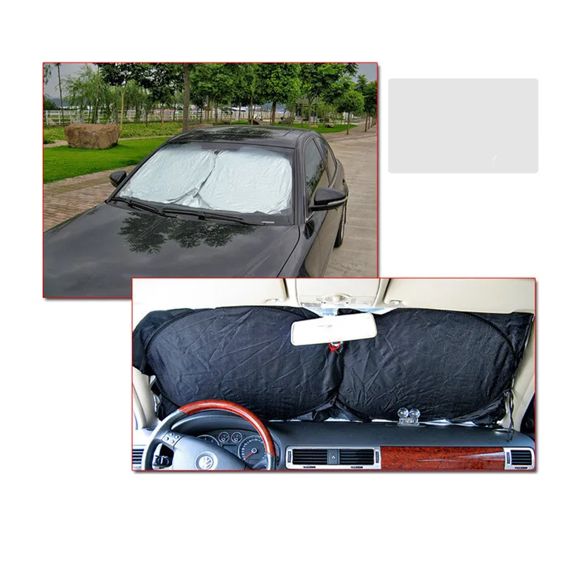 Universal UV Protection Shield  Front Rear Car Window Car SunShade Anti Snow Ice Sunshade Sun Shade Visor Windshield Cover Auto