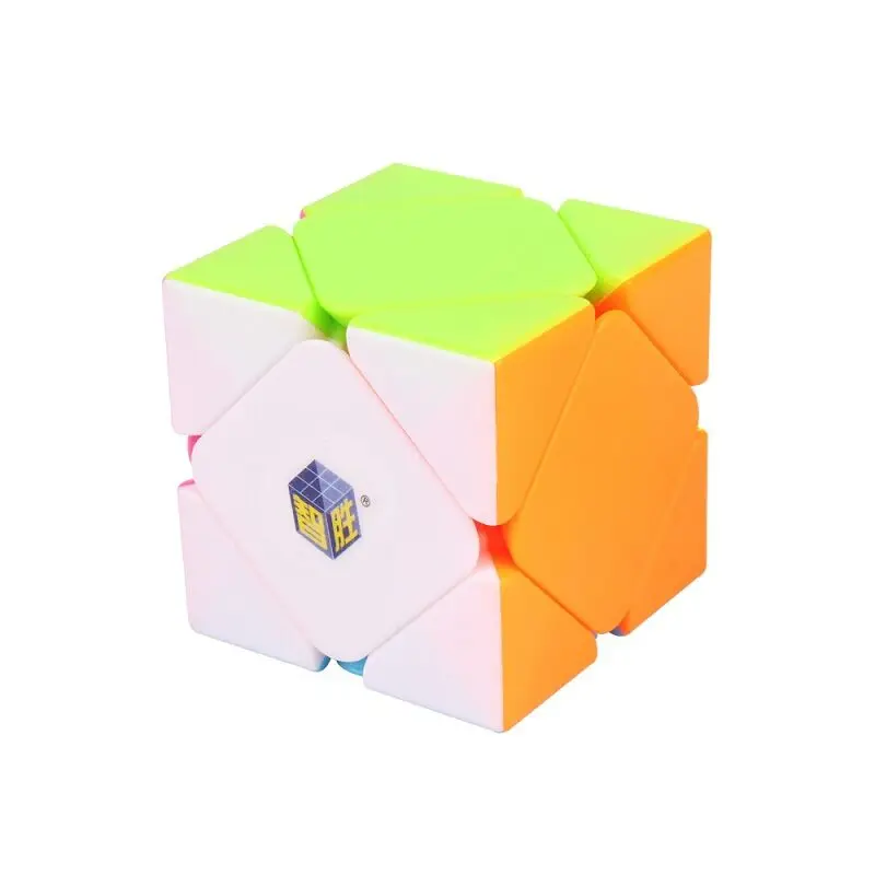Yuxin QN Skewed Magic Cube 3X3 Senza Adesivo Blister Imballaggio Regalo Rompicapo Puzzle Professionale Mattoni Blocco Giocattoli Per Bambini