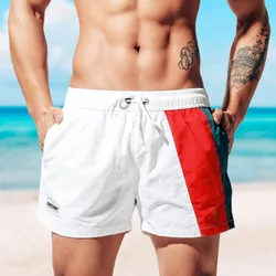 DESMIIT Quick Dry Swimwear Swimming Shorts Men Board Short Men's Beach Shorts Boardshorts Swim Trunks Surf Bathing Suits Desmiit