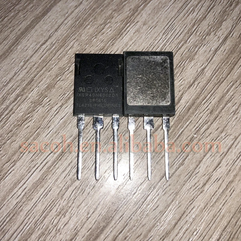 10Pcs IXGR40N60C2D1 or IXGR40N60C2 IXGR40N60B2D1 IXGR40N60B2 IXGR40N60 ISOPLUS247 40A 600V Power IGBT Transistor