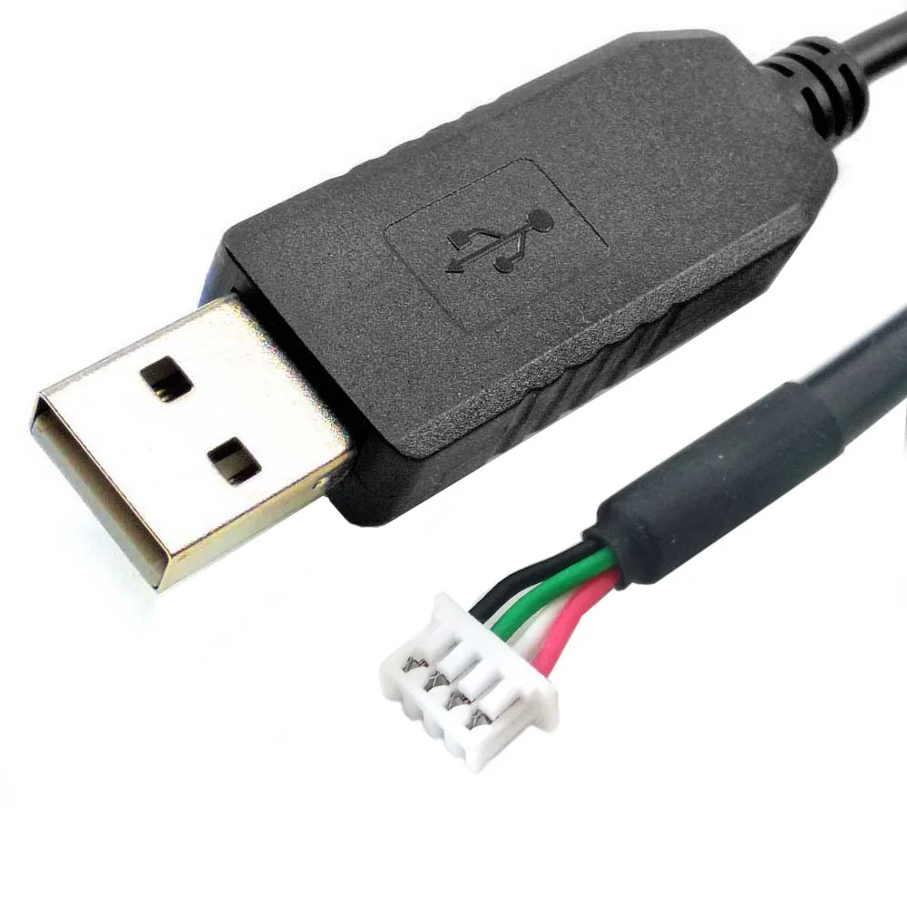 

PL2303 USB to Uart TTL Download Cord for PLC to PC 4-pin JST SH1.0mm 4P Flash Cable