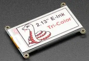 4128  2.13 Tri-Color eInk / ePaper Display FeatherW