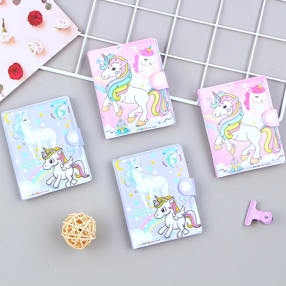 

Kawaii Unicorn Cartoon Notebook Ball-point Pen Memo Pad Stationery Set for Kids Gift Creative Notepad School Office Suppies