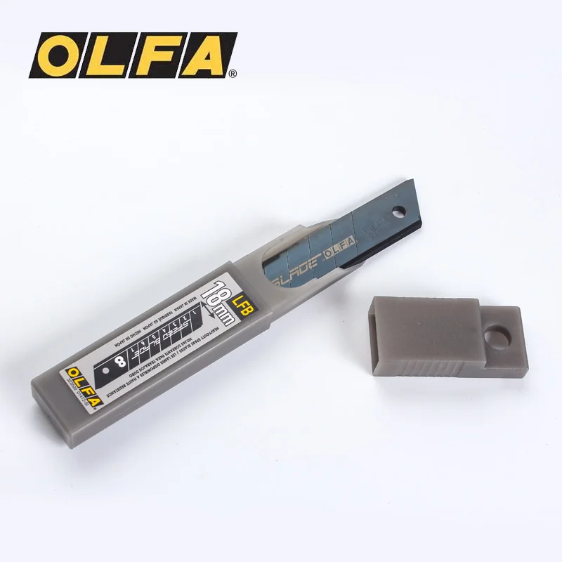 OLFA LFB-5B Speed Blade 18mm 5pcs Heavy Duty Snap-off Spare Blades Fluorine Coated Black Cutter Accessories for L5/L6-AL Knife