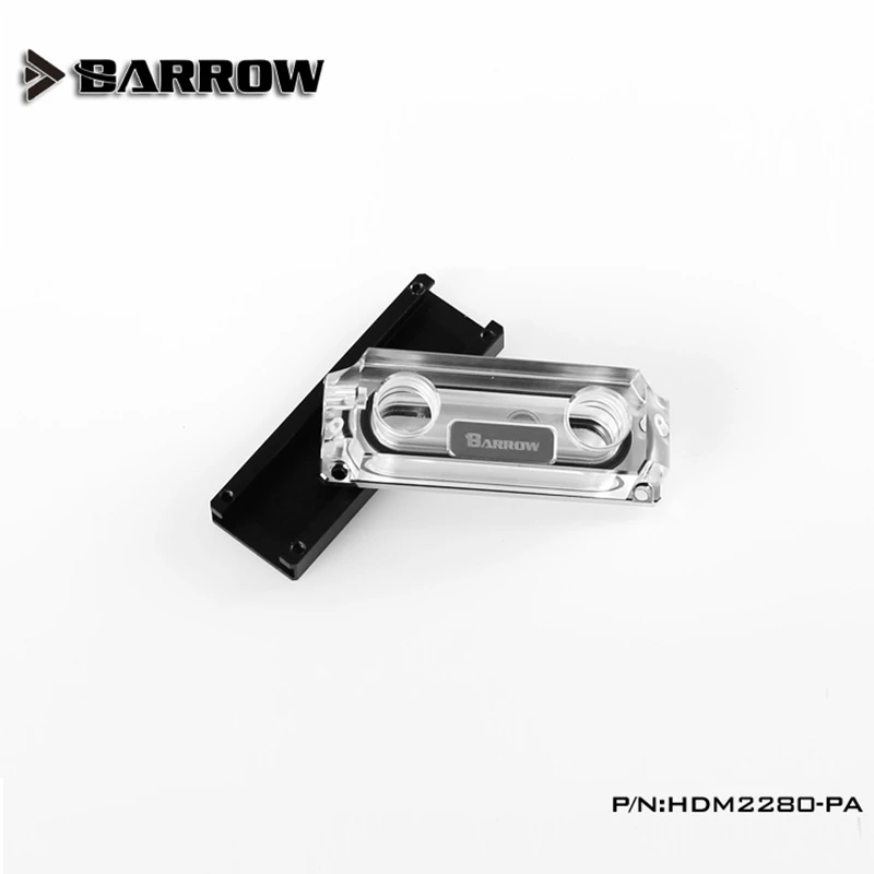 

Barrow Water Cooling CPU Cooler HDM2280-PA, 2280/22110 Size M2 SSD Water Block, Double-Sided Auxiliary Cooling